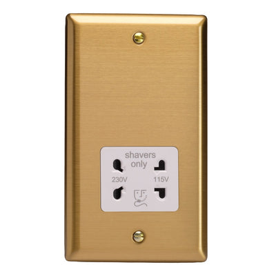 Varilight Dual Voltage Shaver Socket 230V/115V
