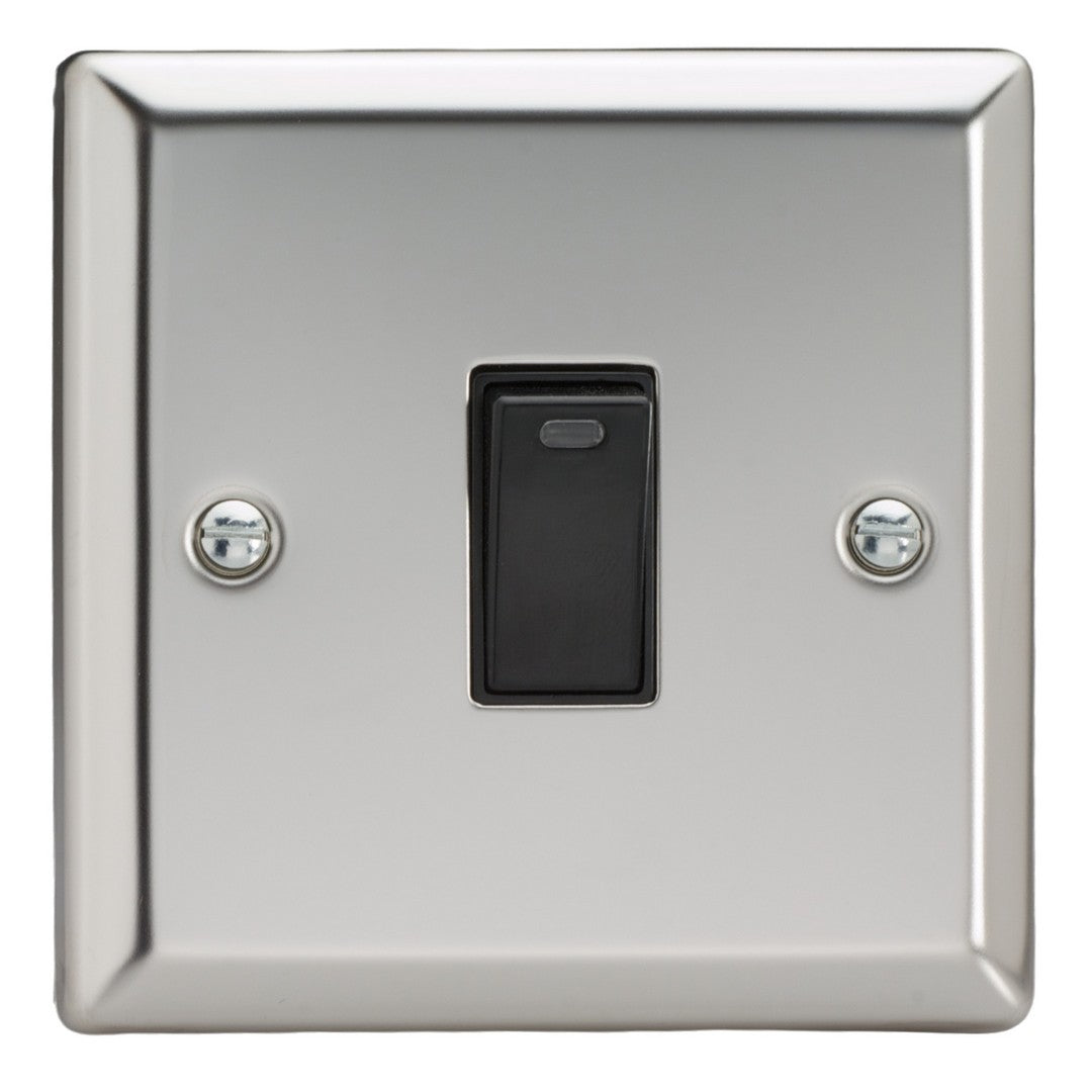 Varilight 20A Double Pole Rocker Switch with Neon Indicator Light