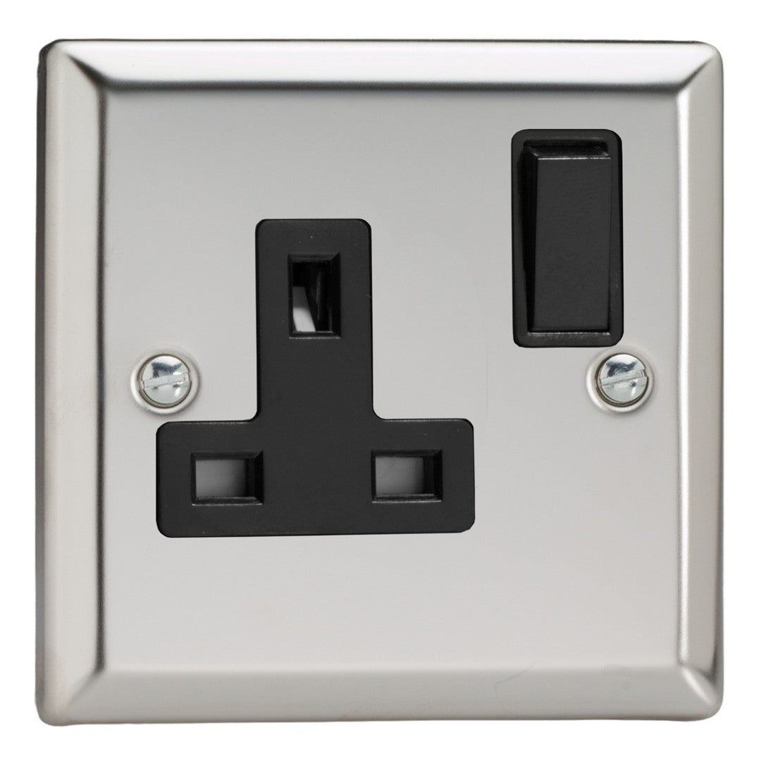 Varilight 13A Double Pole Switched Socket