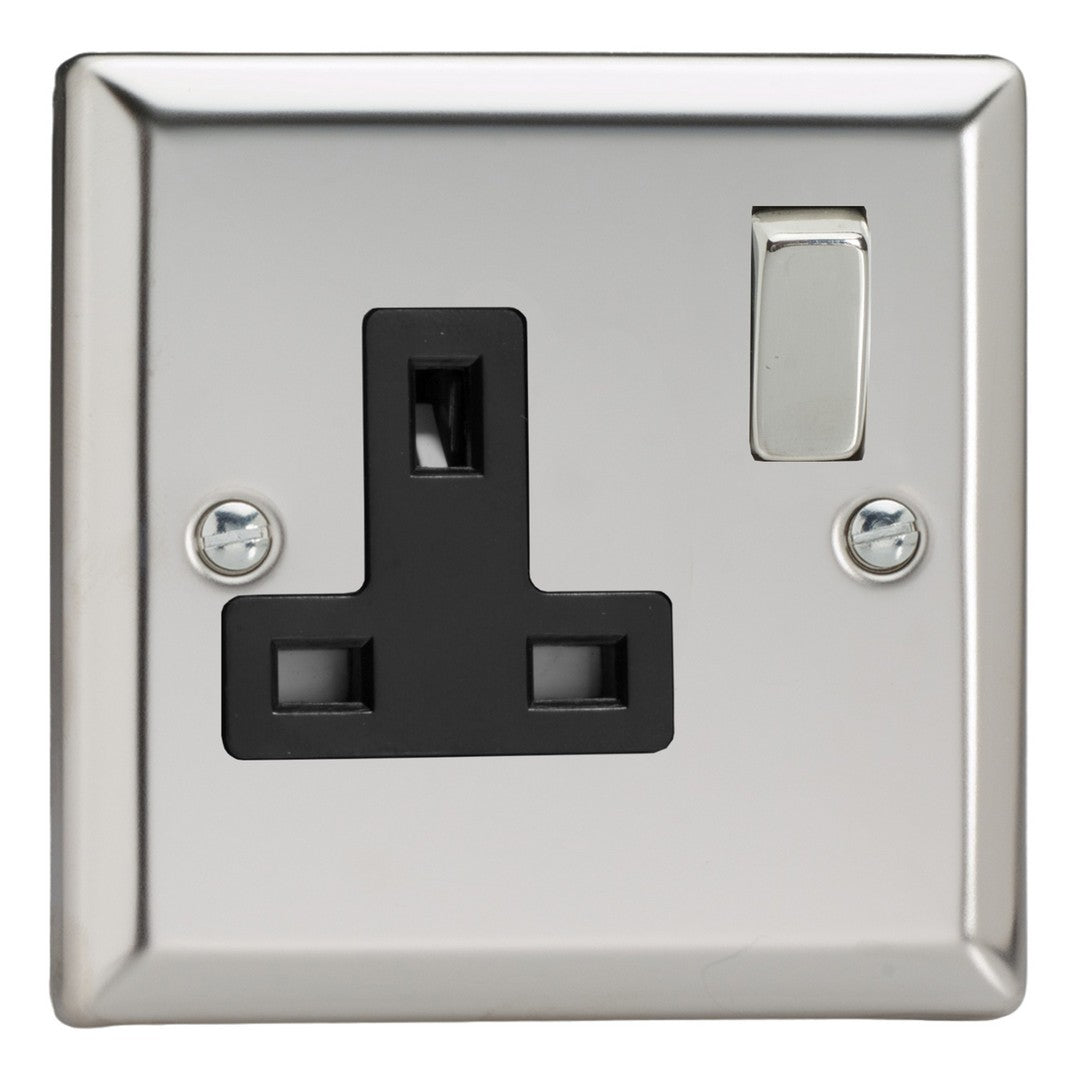 Varilight 13A Double Pole Switched Socket