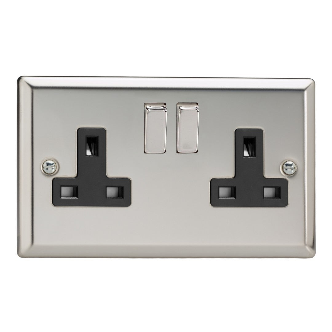 Varilight 13A Double Pole Switched Socket