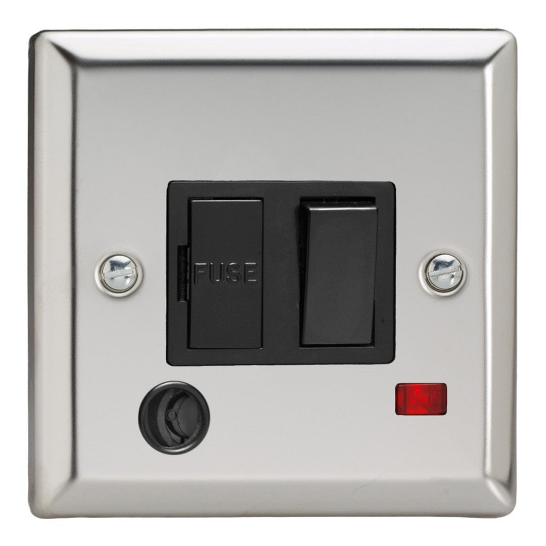 Varilight 13A Switched Fused Spur with Neon with Flex Outlet