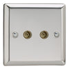 Varilight Co-Axial TV Socket