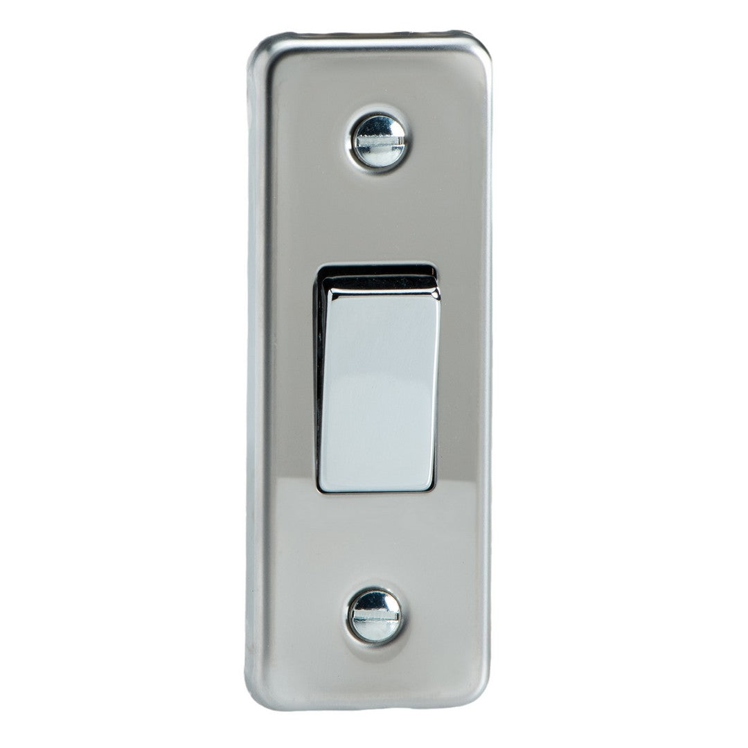 Varilight 10A 1- or 2-Way Rocker Architrave Switch