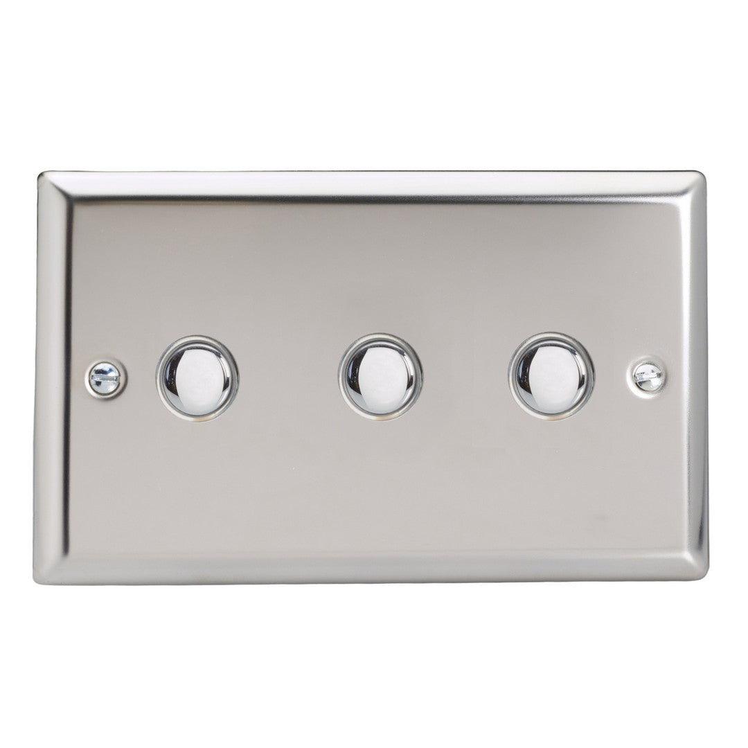 Varilight 6A 1- or 2-Way Push On/Off Impulse Switch