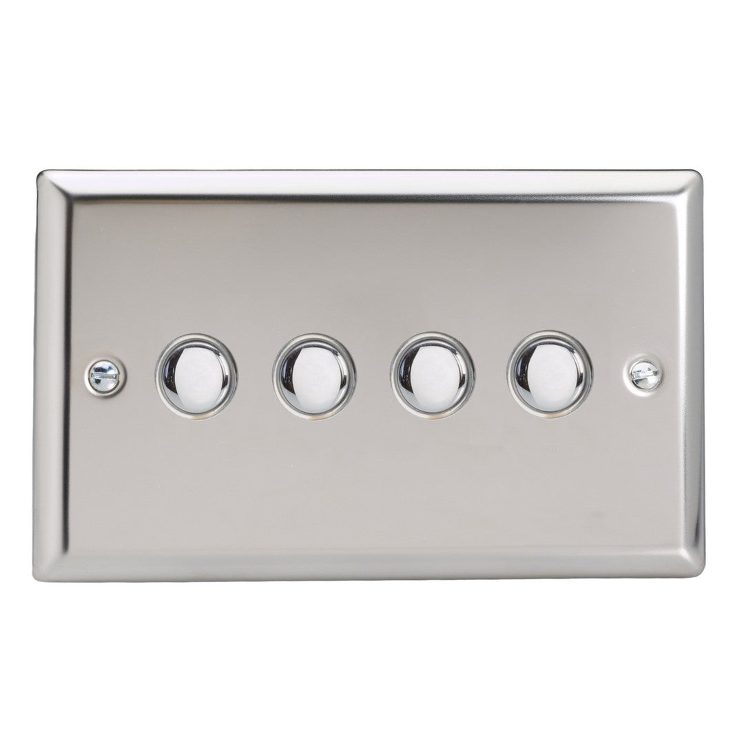 Varilight 6A 1- or 2-Way Push On/Off Impulse Switch