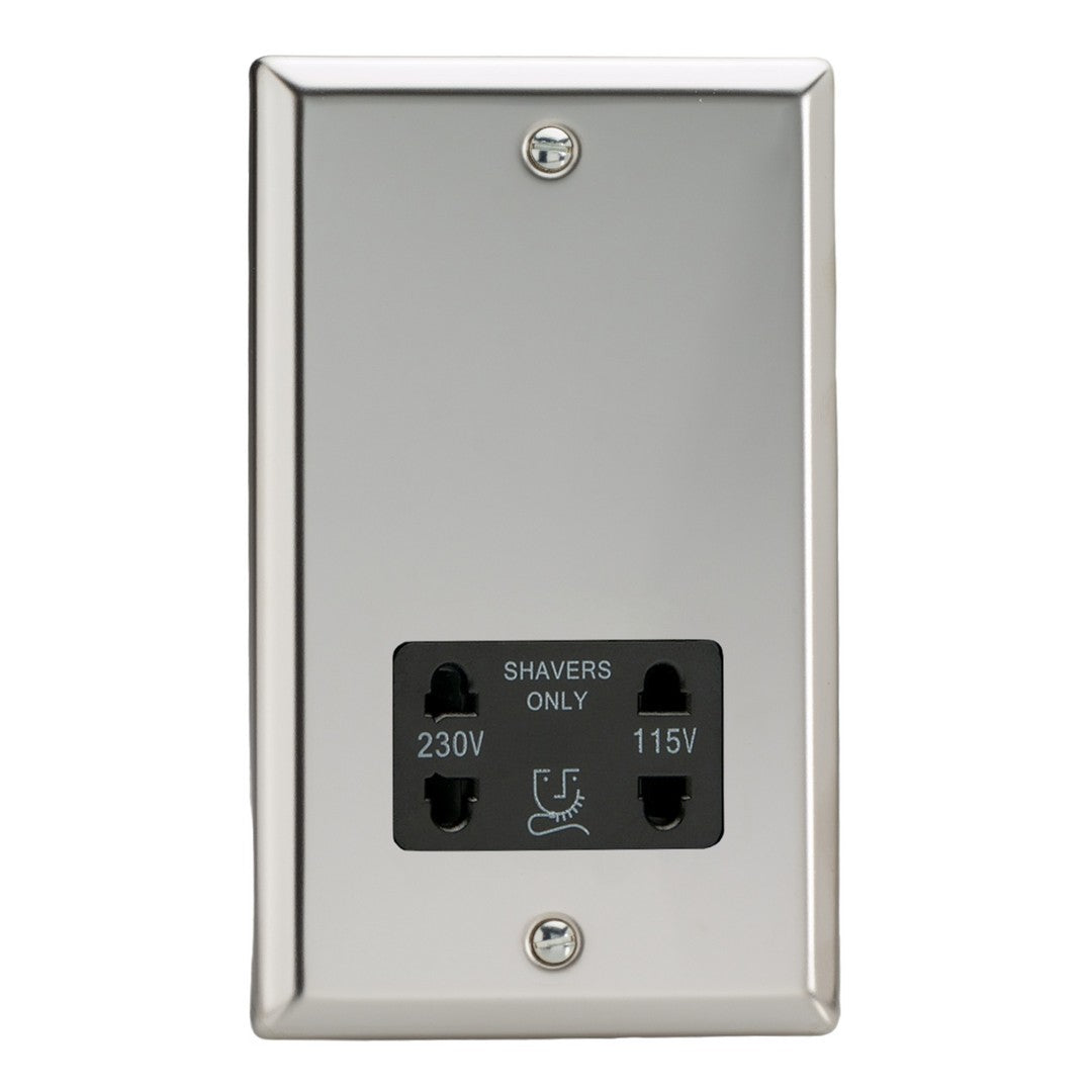 Varilight Dual Voltage Shaver Socket 230V/115V