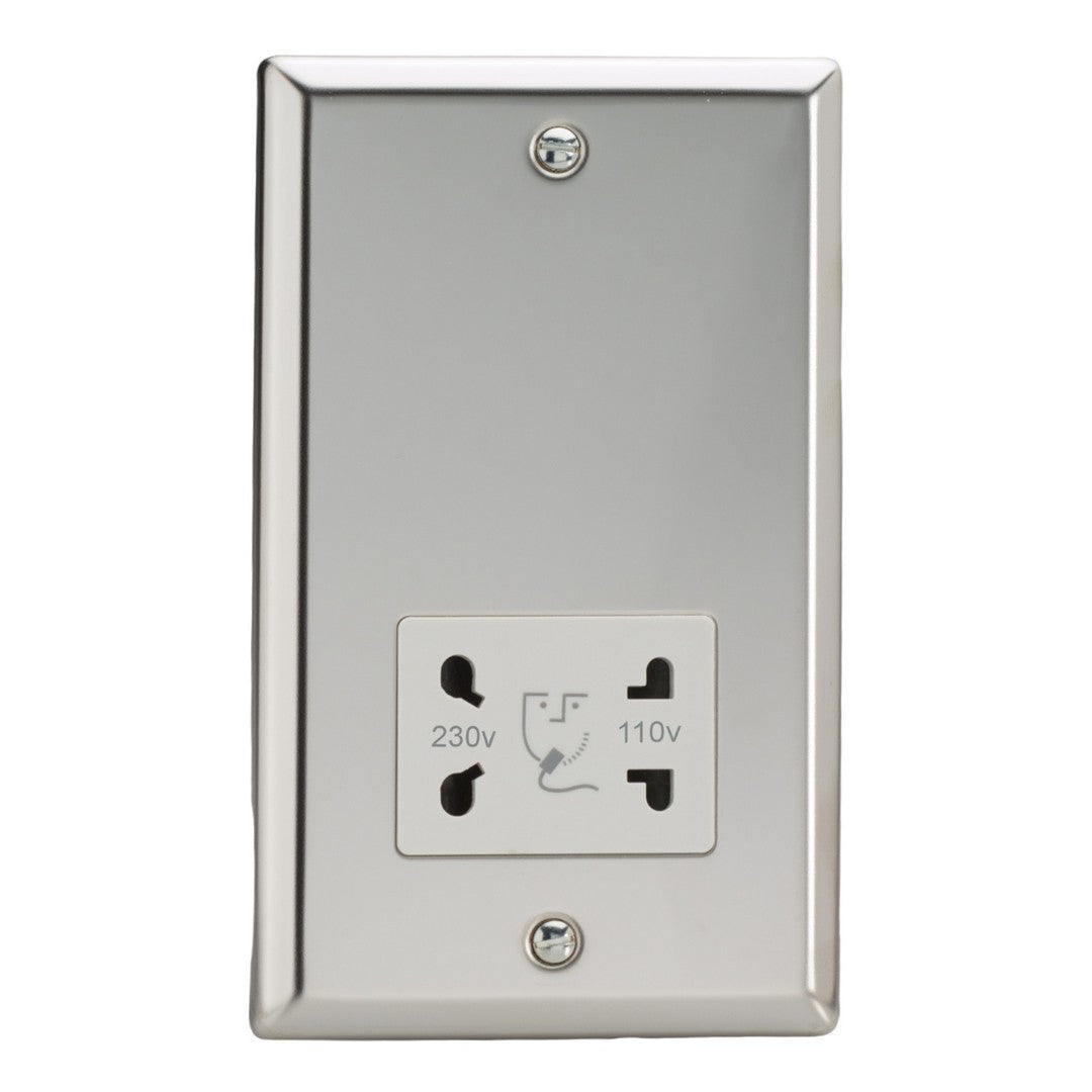 Varilight Dual Voltage Shaver Socket 230V/115V