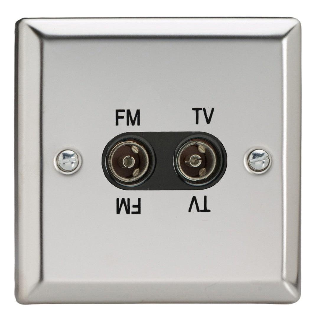 Varilight Diplex Socket TV/FM