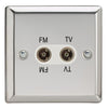 Varilight Diplex Socket TV/FM