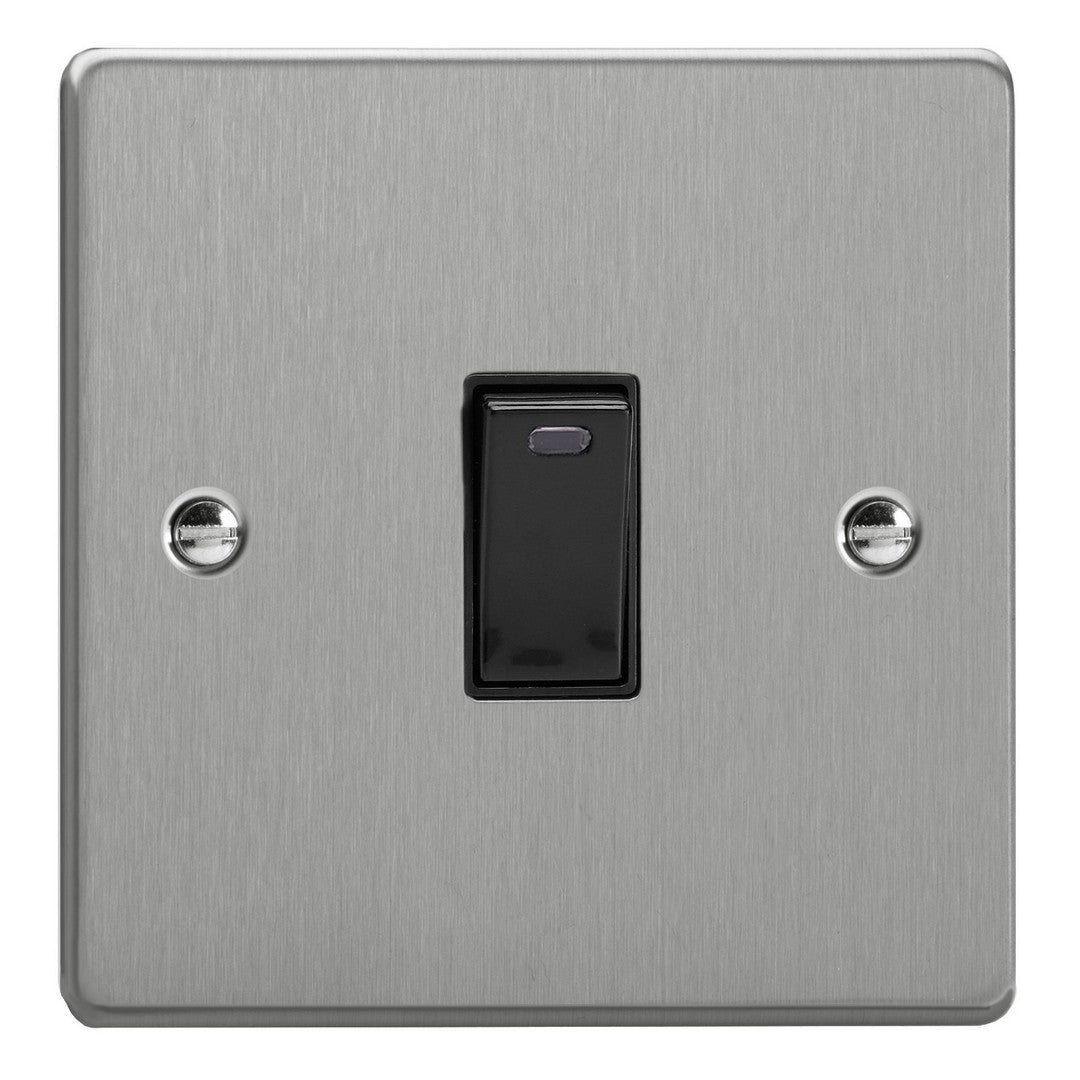Varilight Essential 20A Double Pole Rocker Switch with Neon Indicator Light