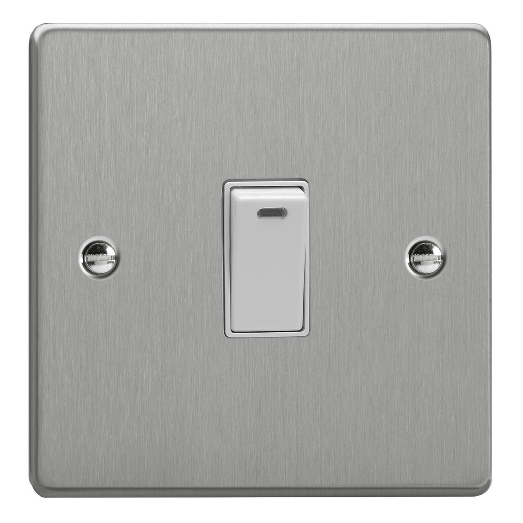 Varilight Essential 20A Double Pole Rocker Switch with Neon Indicator Light