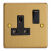 Varilight Essential 13A Double Pole Switched Socket