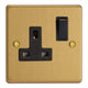 Varilight Essential 13A Double Pole Switched Socket