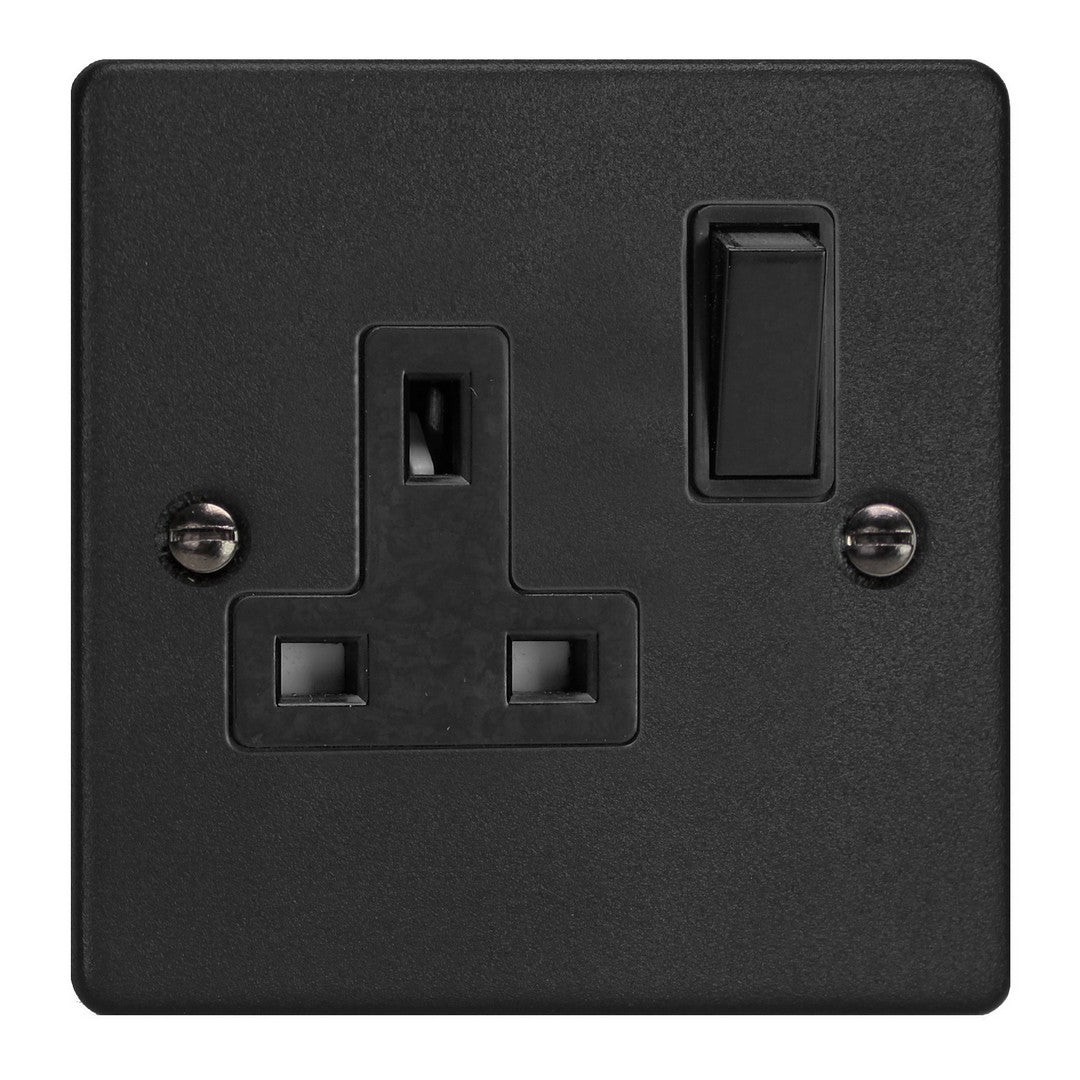 Varilight Essential 13A Double Pole Switched Socket