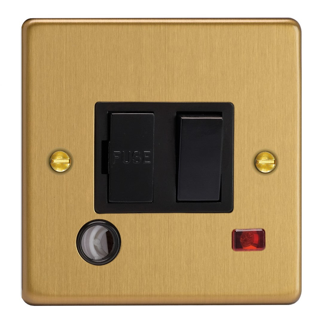 Varilight Essential 13A Switched Fused Spur with Neon with Flex Outlet