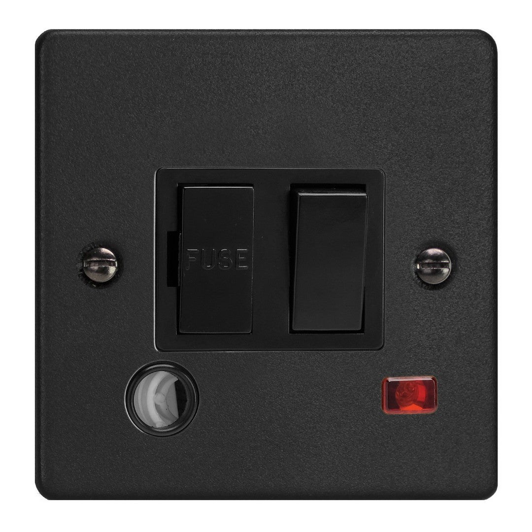 Varilight Essential 13A Switched Fused Spur with Neon with Flex Outlet