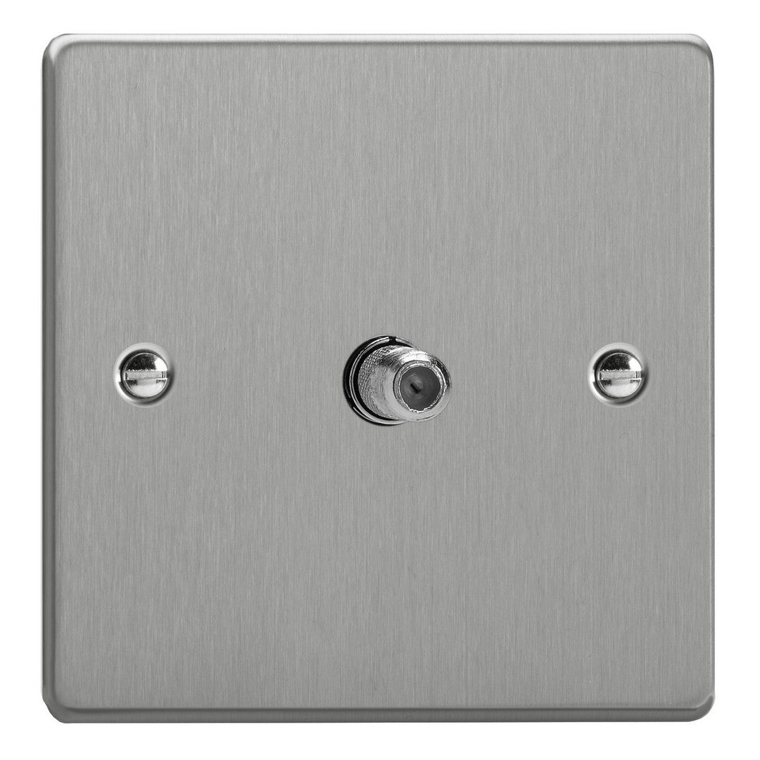 Varilight Essential Co-Axial TV Socket with F-Type Satellite