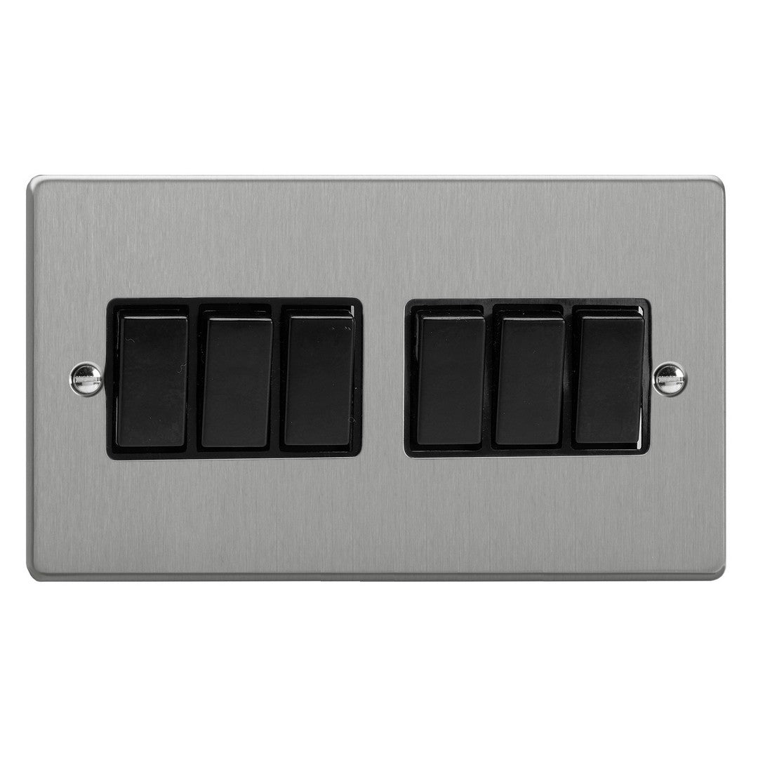 Varilight Essential 10A 1 or 2-Way Rocker Switch Wide