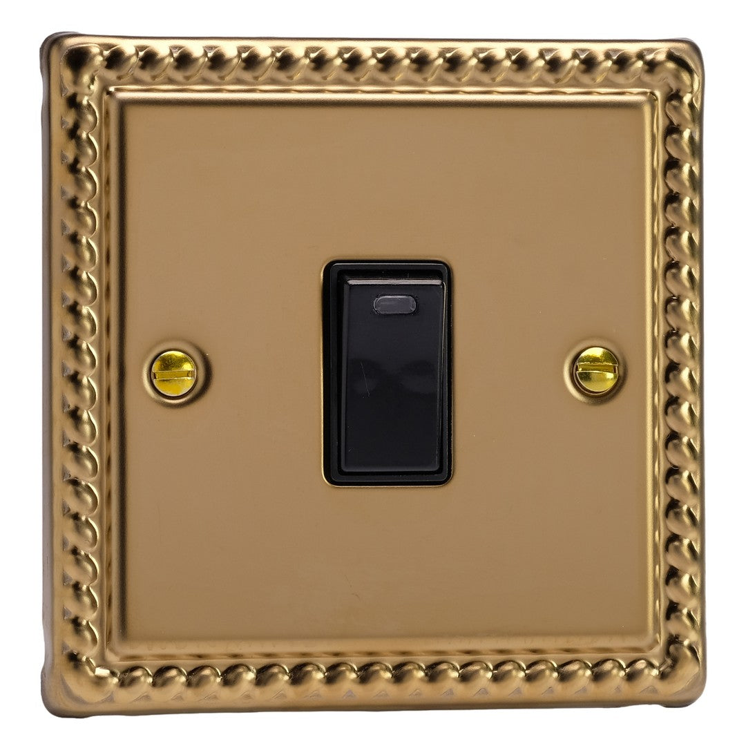 Varilight 20A Double Pole Rocker Switch with Neon Indicator Light