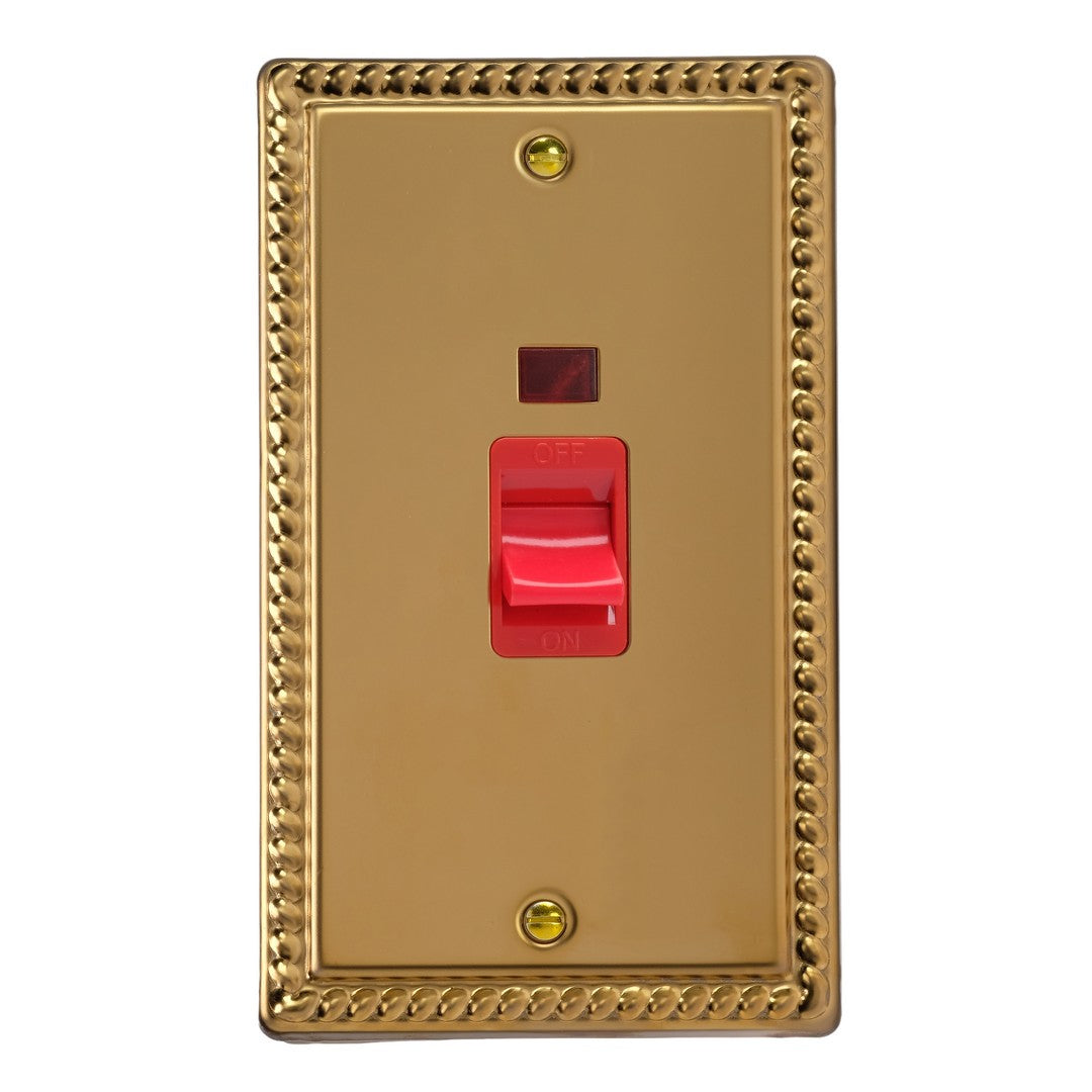 Varilight 45A Cooker Switch with Neon Indicator