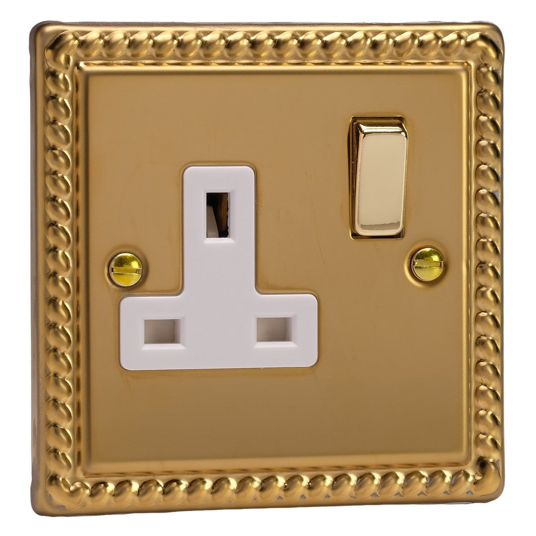 Varilight 13A Double Pole Switched Socket