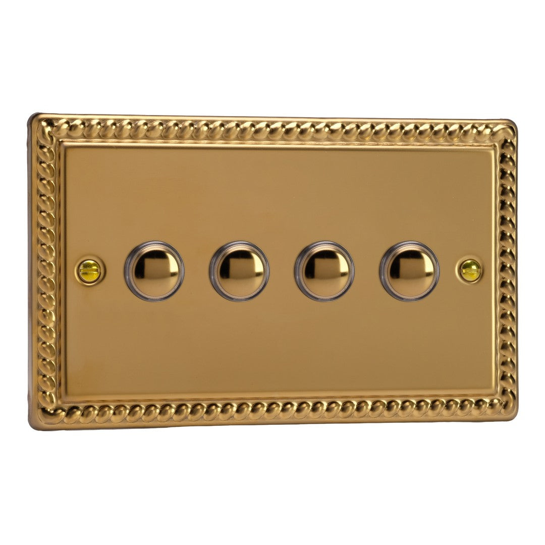 Varilight 6A 1- or 2-Way Push On/Off Impulse Switch