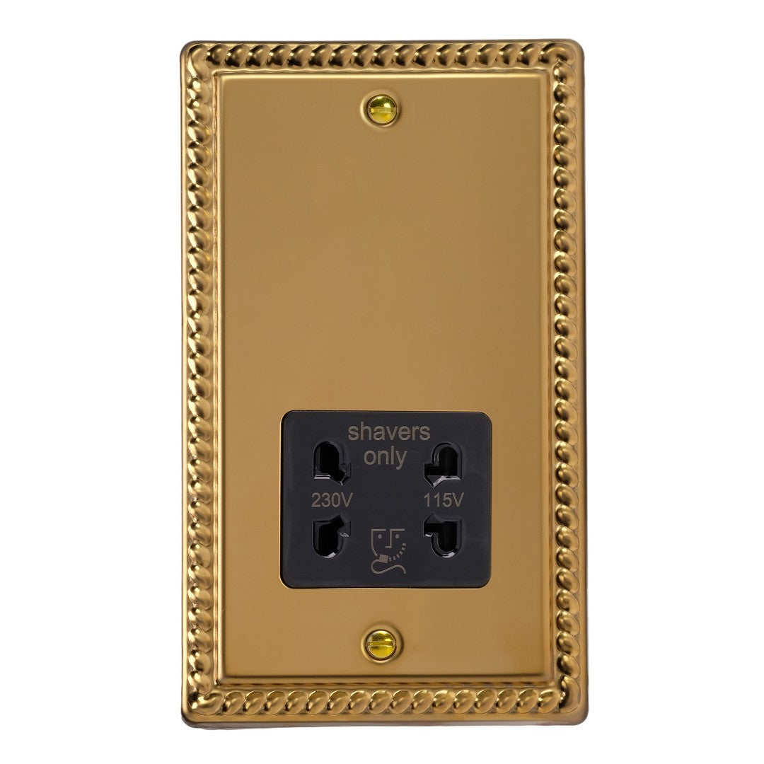 Varilight Dual Voltage Shaver Socket 230V/115V