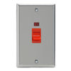Varilight 45A Cooker Switch with Neon Indicator