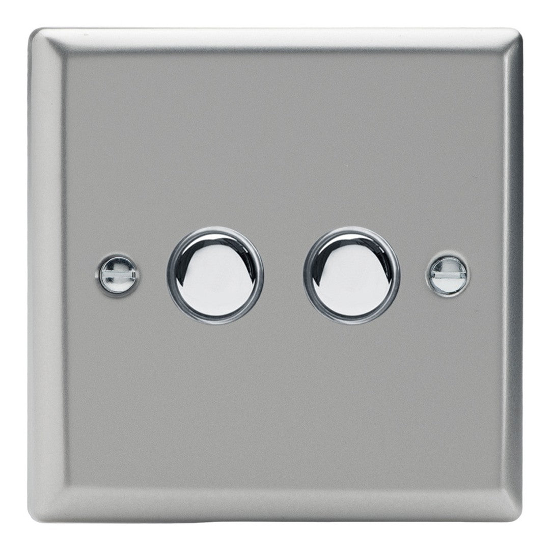 Varilight 6A 1- or 2-Way Push On/Off Impulse Switch