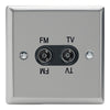 Varilight Diplex Socket TV/FM