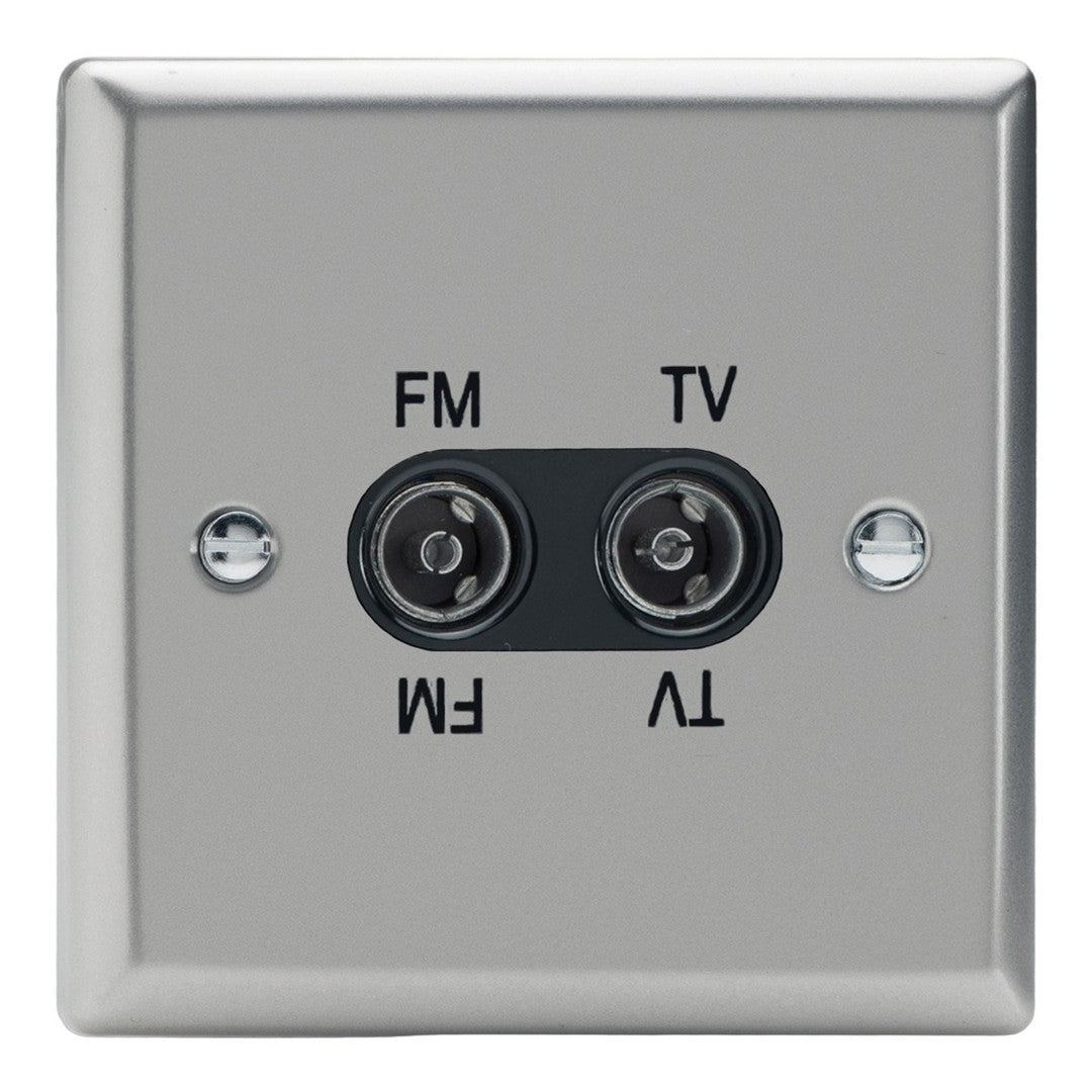 Varilight Diplex Socket TV/FM