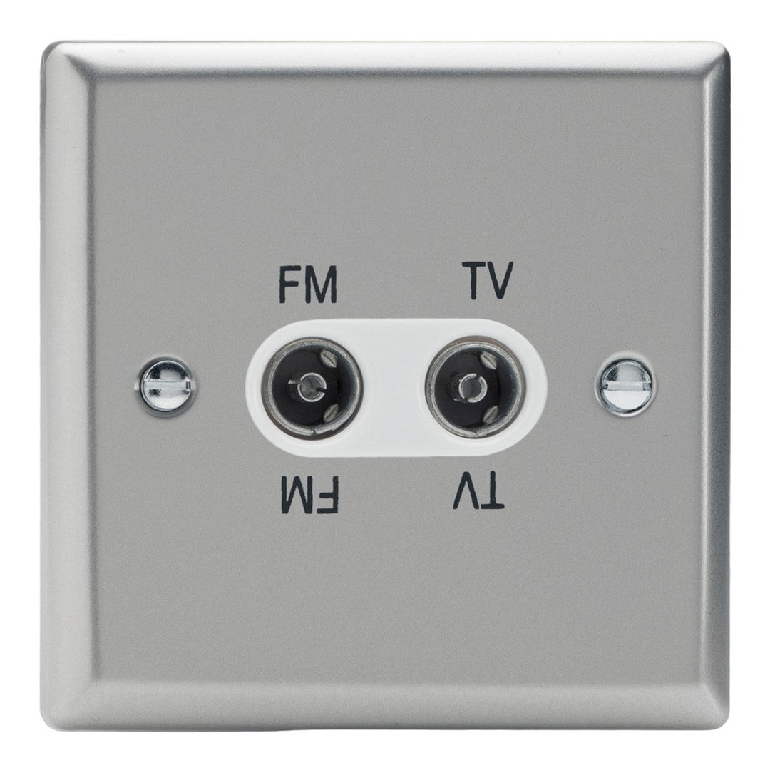 Varilight Diplex Socket TV/FM