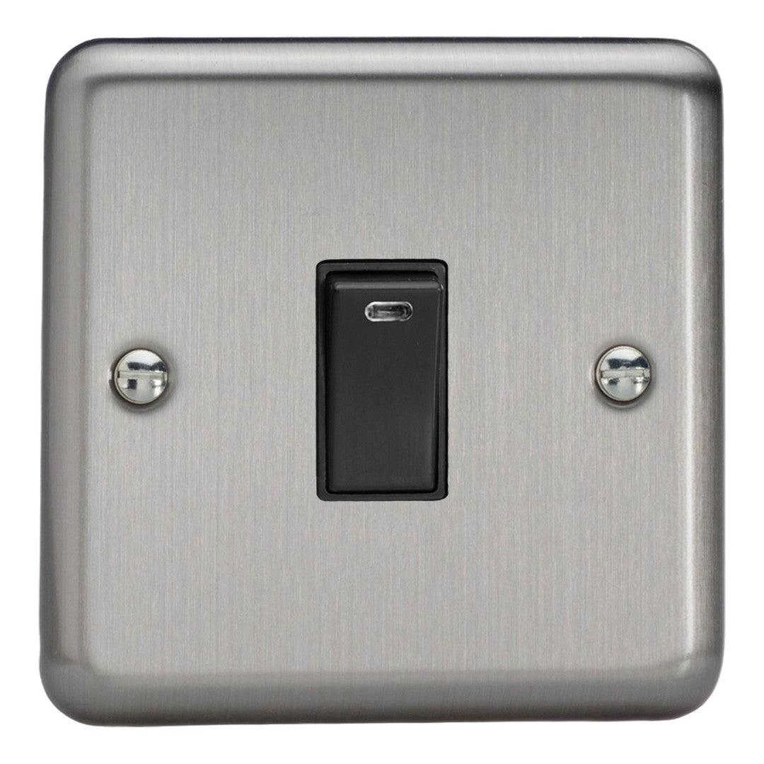 Varilight 20A Double Pole Rocker Switch with Neon Indicator Light