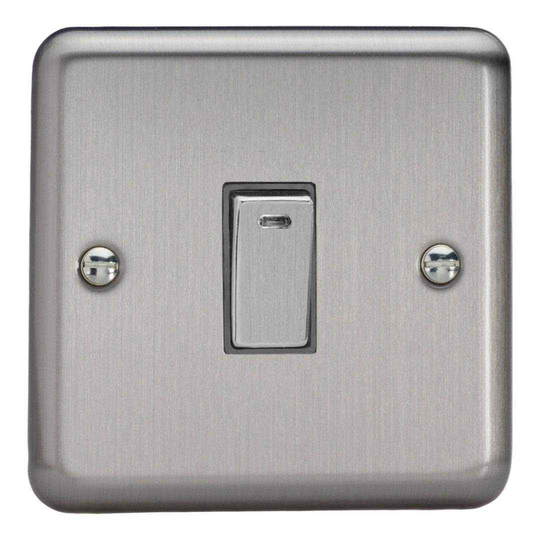 Varilight 20A Double Pole Rocker Switch with Neon Indicator Light