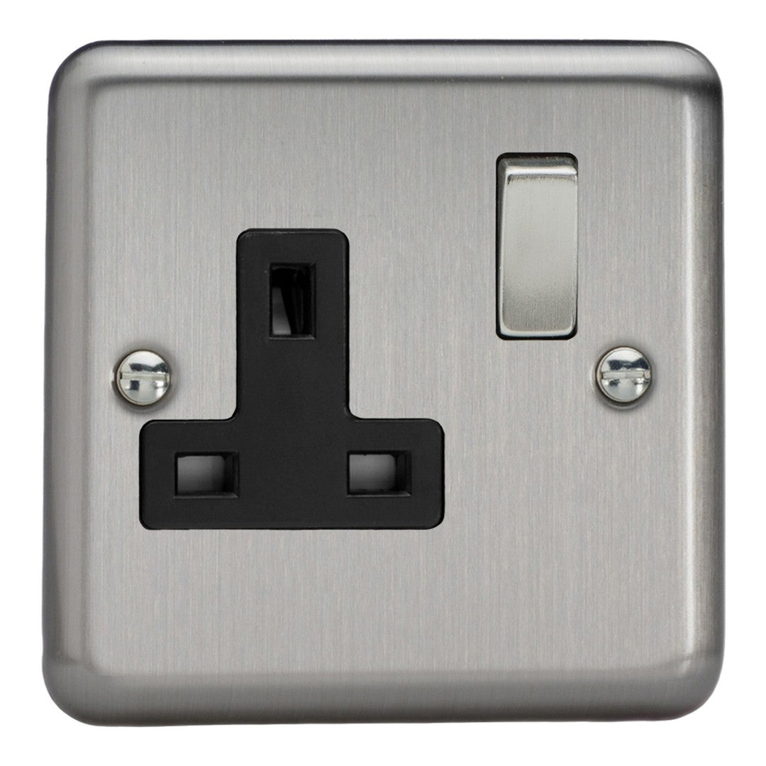 Varilight 13A Double Pole Switched Socket