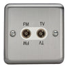 Varilight Diplex Socket TV/FM