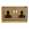 Varilight 13A Double Pole Switched Socket