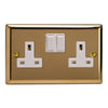 Varilight 13A Double Pole Switched Socket