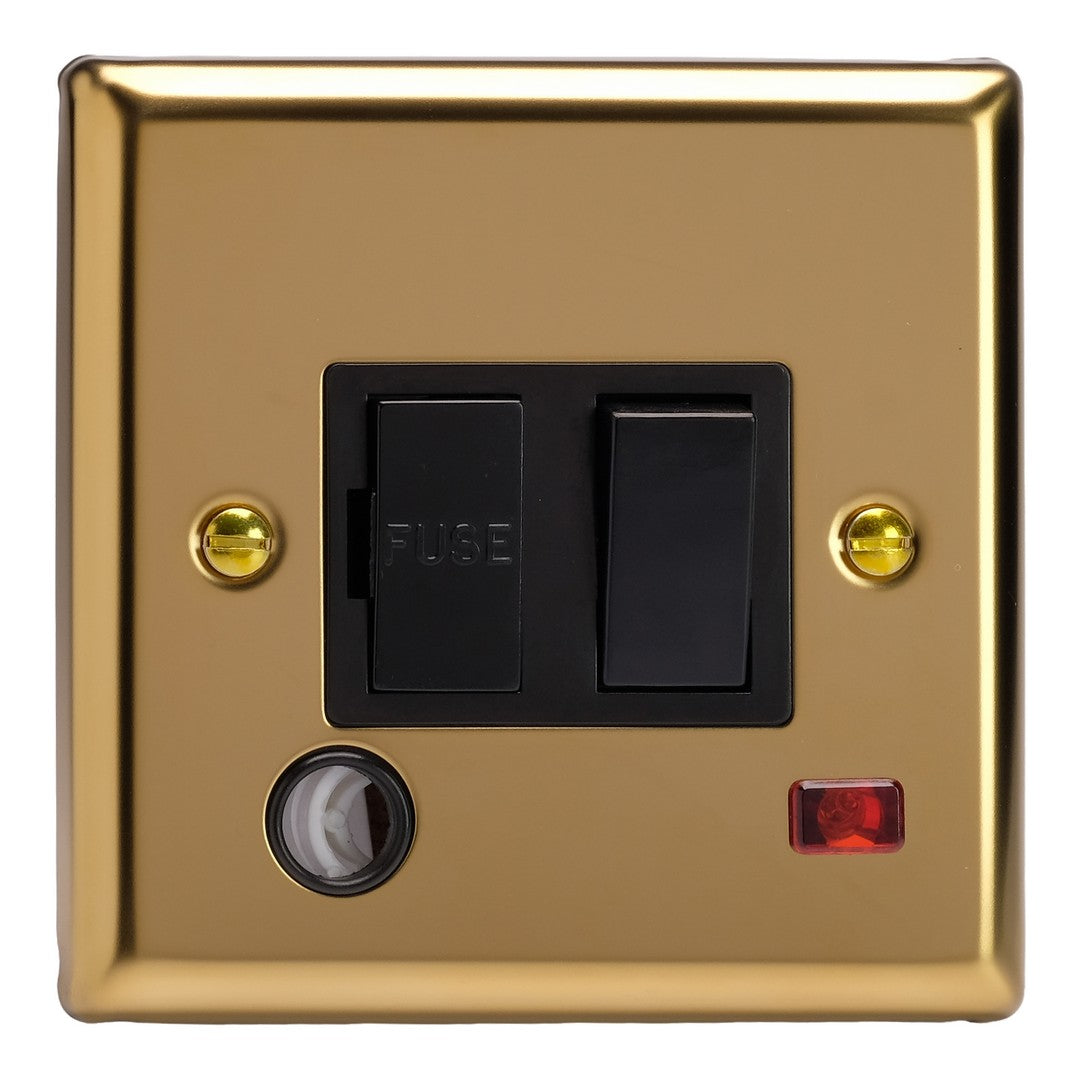 Varilight 13A Switched Fused Spur with Neon with Flex Outlet