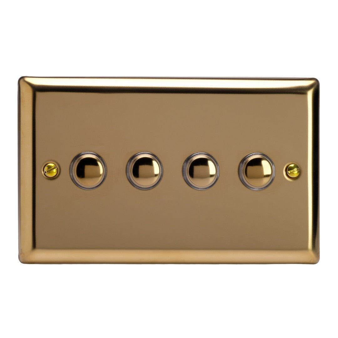 Varilight 6A 1- or 2-Way Push On/Off Impulse Switch