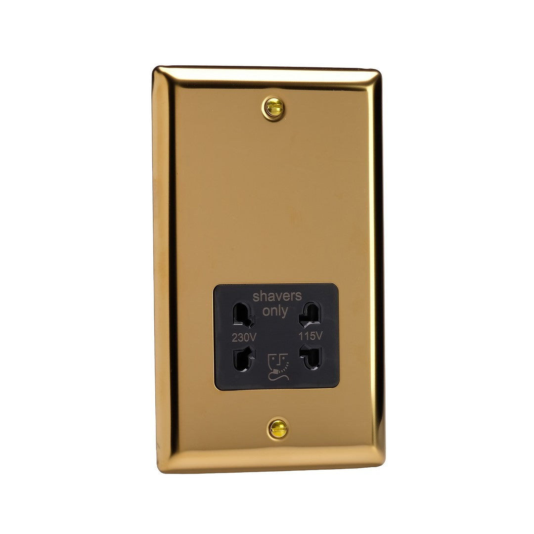 Varilight Dual Voltage Shaver Socket 230V/115V