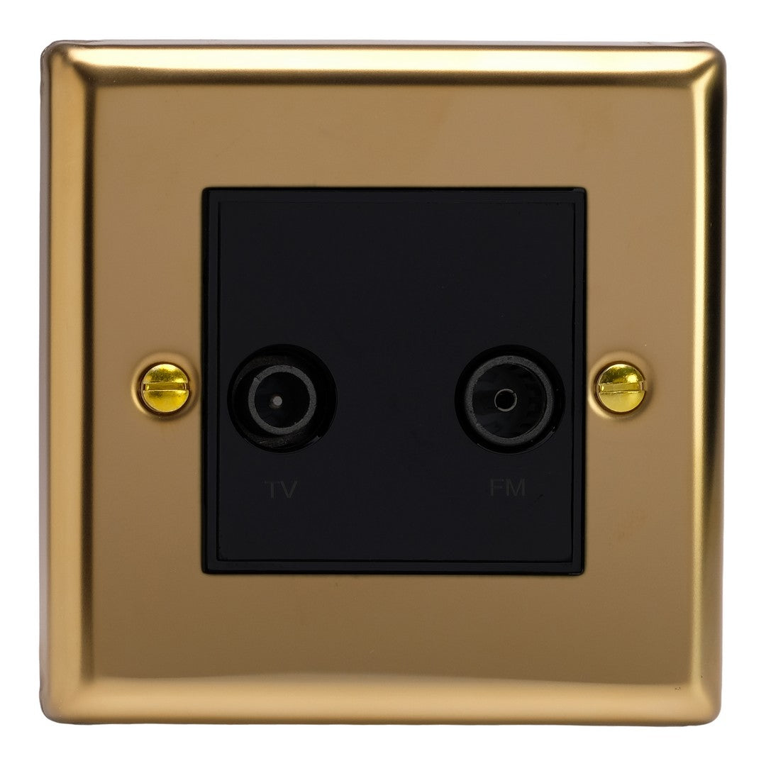 Varilight Diplex Socket TV/FM
