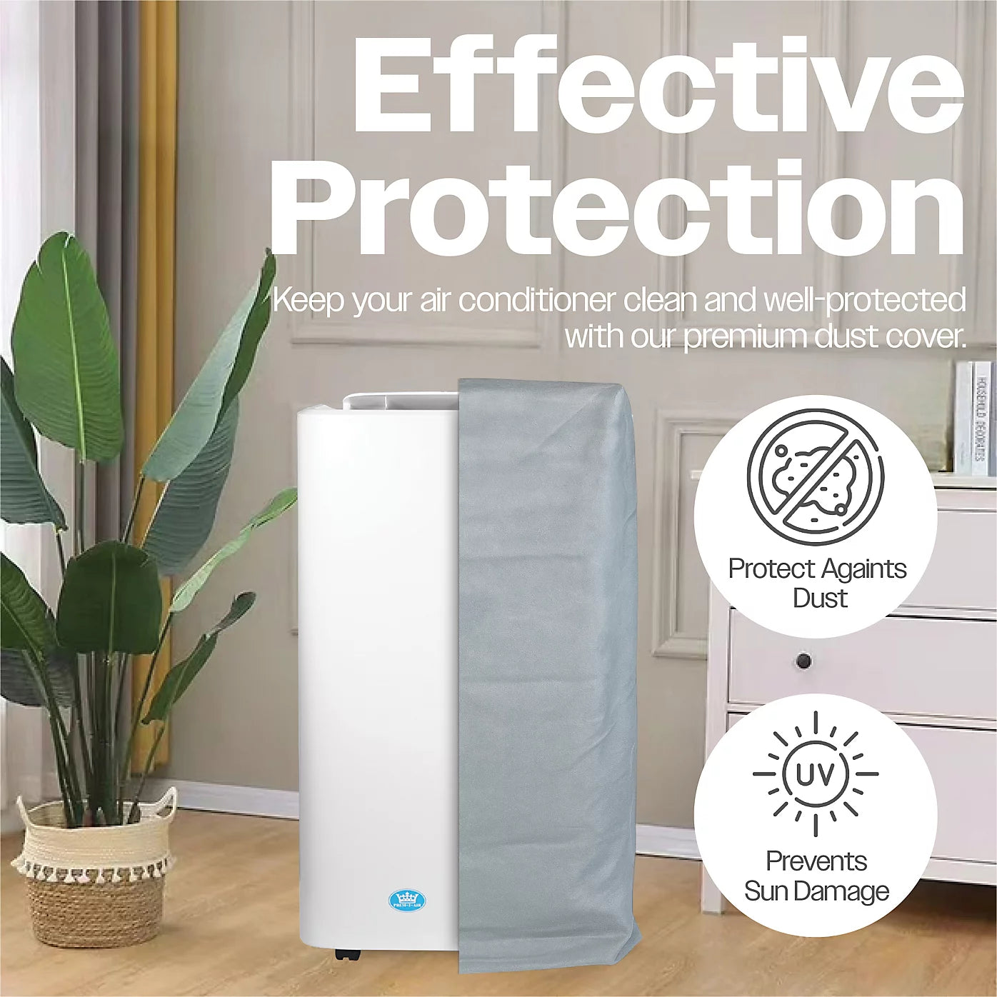 Prem-i-Air Portable Air Conditioning Unit White 12,000BTU Wifi Control