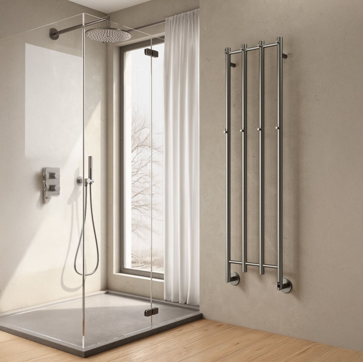 Reina Solara Stainless Steel Towel Rail