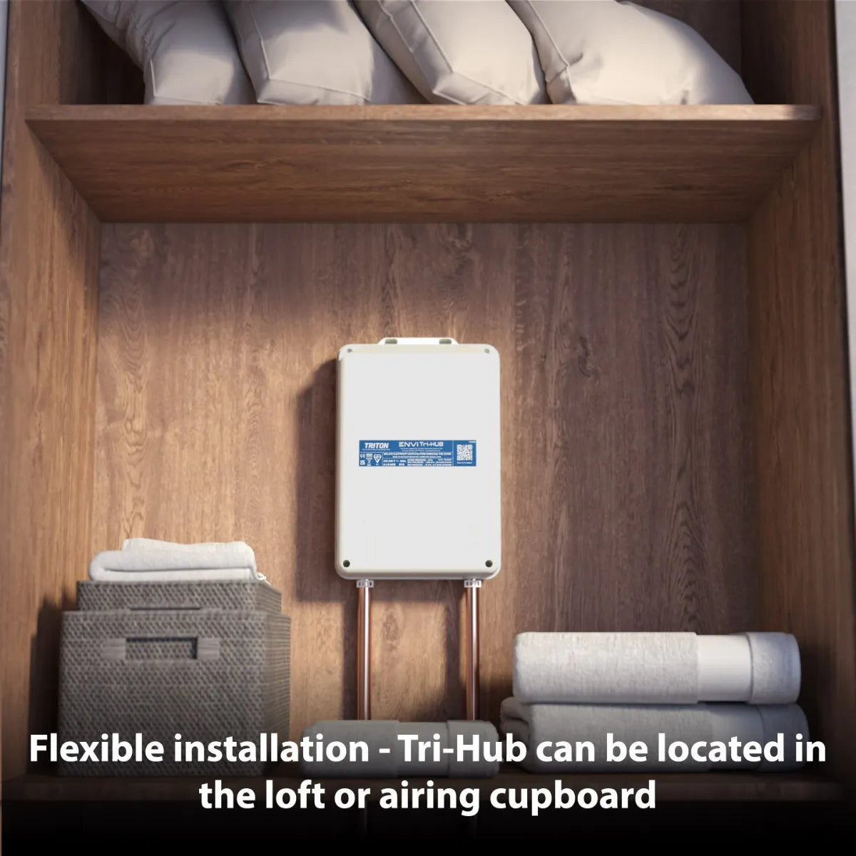 Triton ENVi® Electric Shower With Inline Wall Fed Shower Kit